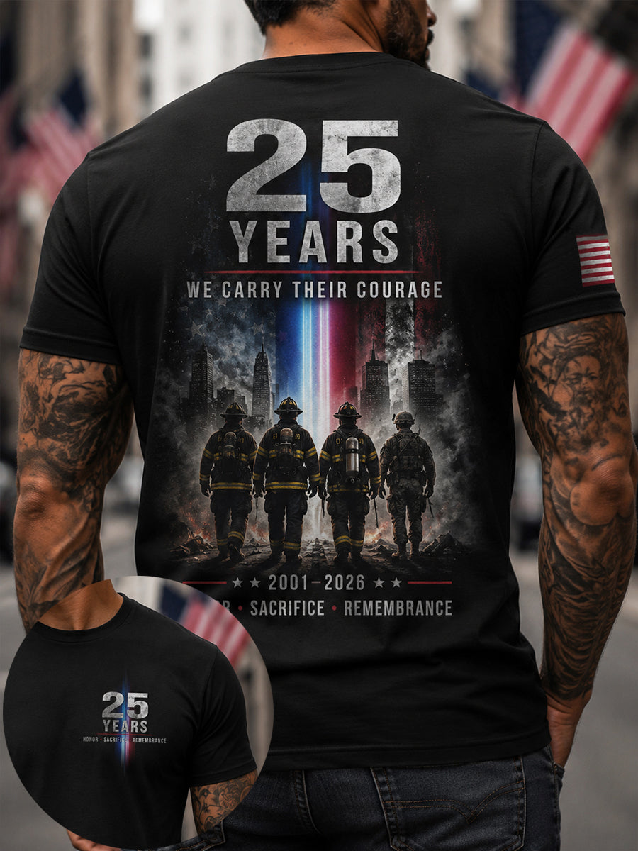 Men's 9.11 Never Forget Printed T-shirt