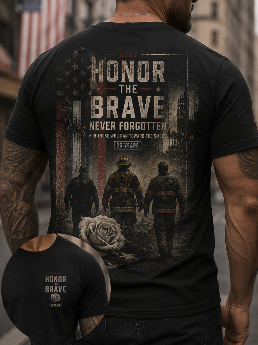 Men's 9.11 Never Forget Printed T-shirt