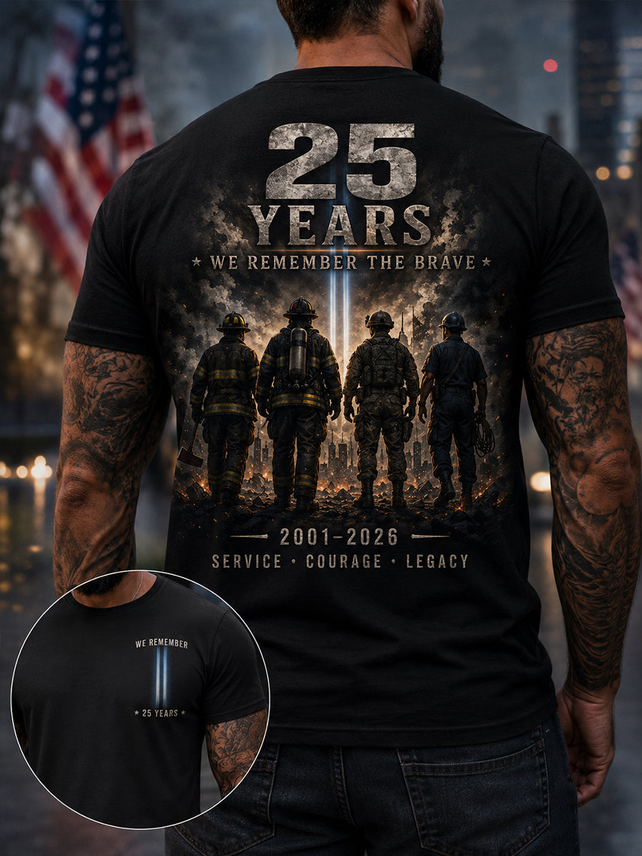 Men's 9.11 Never Forget Printed T-shirt