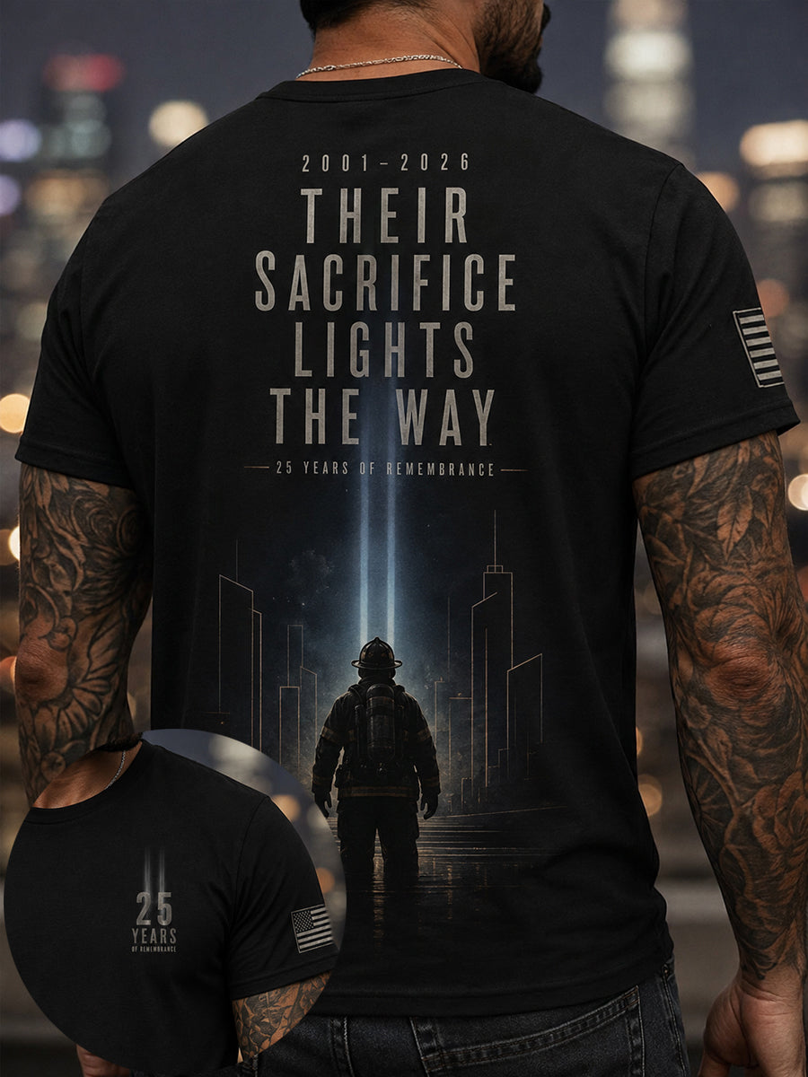Men's 9.11 Never Forget Printed T-shirt