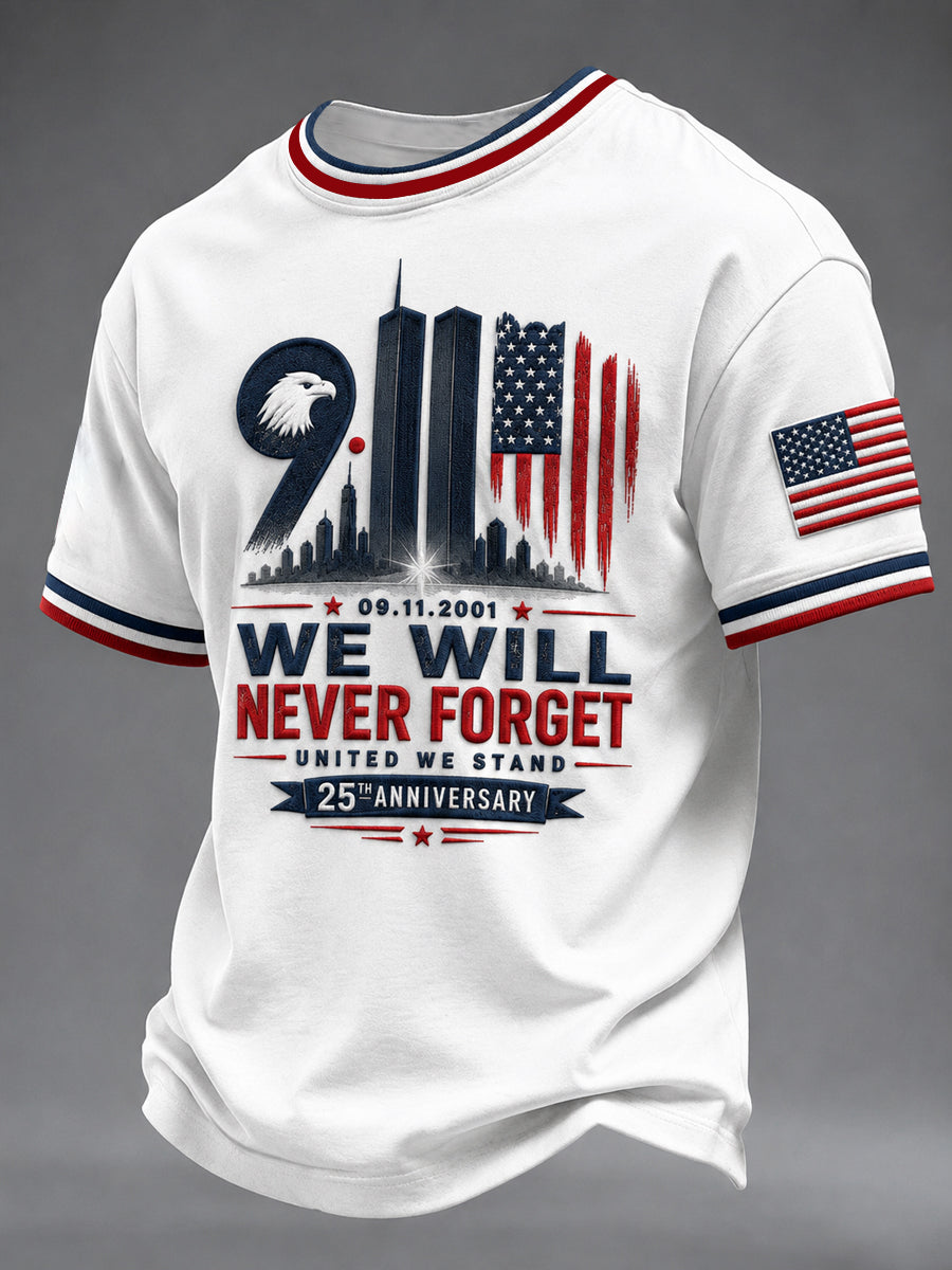 Men's America Printed T-shirt