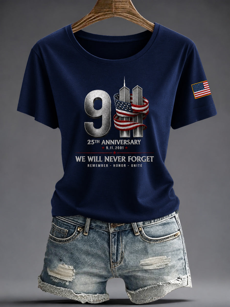 Women's America Printed T-shirt