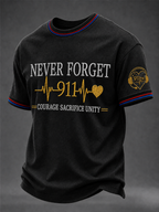 Men's American Patriot Day Short Sleeves T-shirt