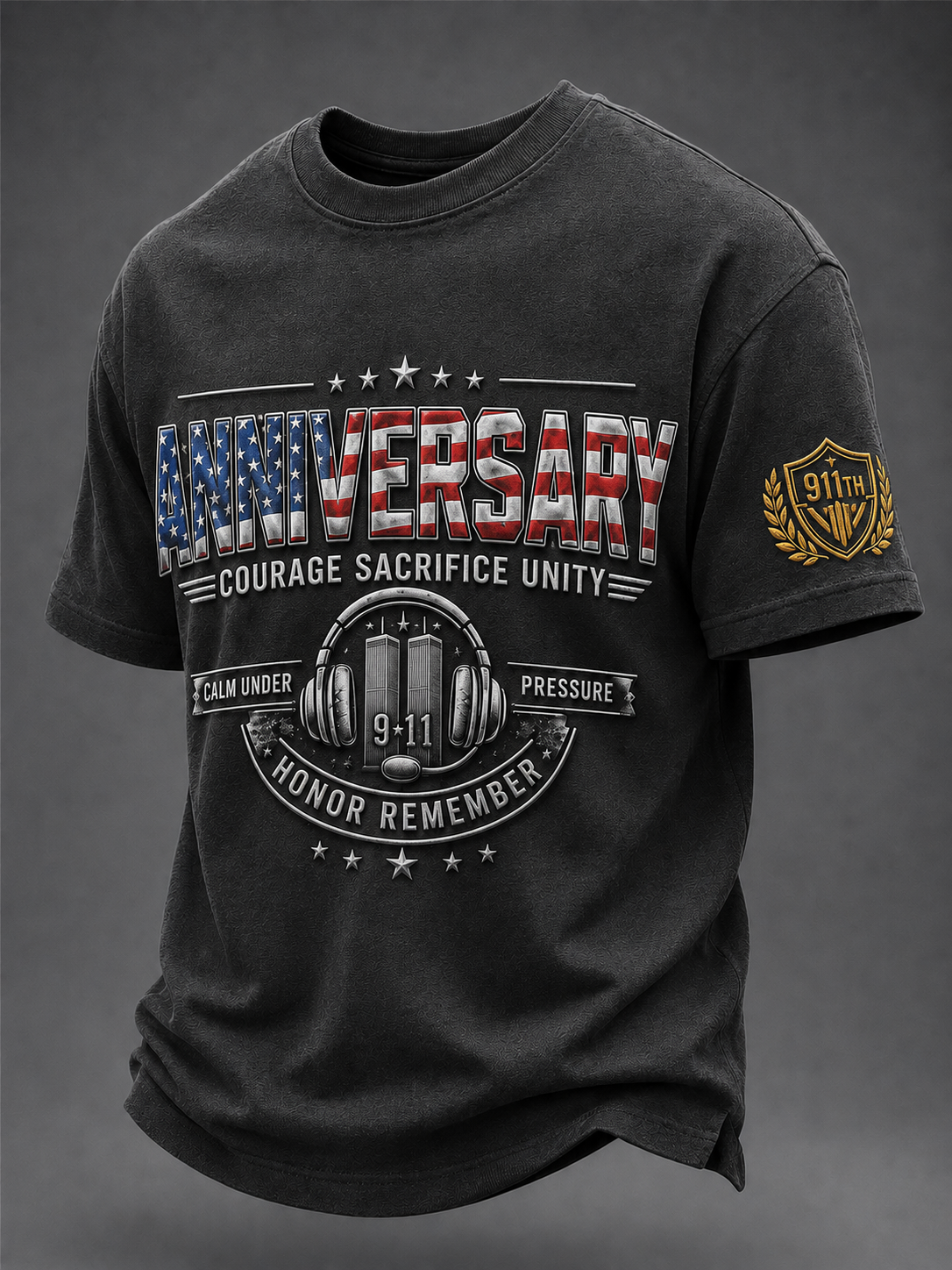 Men's American Patriot Day Short Sleeves T-shirt