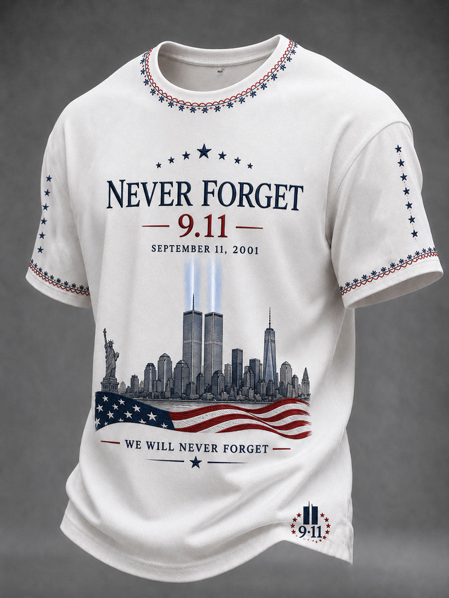 Men's Never Forget 9.11 Short sleeves t-shirt