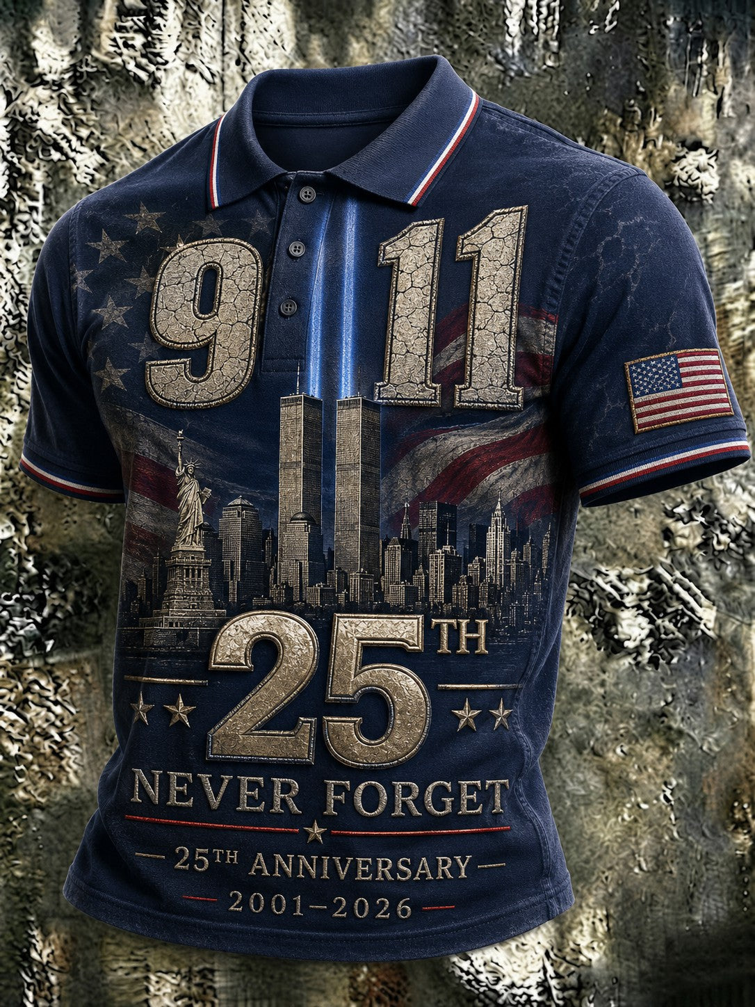 Men's 9.11 Never Forget Printed Shirt
