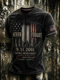Men's 9.11 Never Forget Printed T-shirt