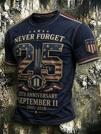 Men's 9.11 Never Forget Printed T-shirt