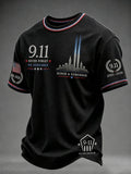 Men's 9.11 Never Forget We Remember Short Sleeves T-shirt