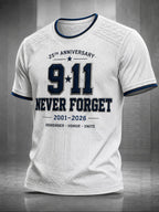 Men's 9.11 Never Forget Printed T-shirt