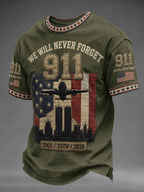 Men's We Will Never Forget 9 11 September 11 T-shirt