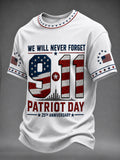 Men's America Printed T-shirt