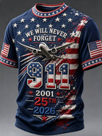 Men's We Will Never Forget 9 11 September 11 t-shirt