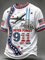 Men's We Will Never Forget 9 11 September 11 T-shirt