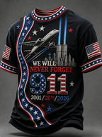 Men's We Will Never Forget 9 11 September 11 T-shirt