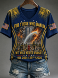 Women's We Will Never Forget 9 11 September 11 T-shirt