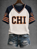 Women's Football Gameday Gift For Football Fans Short Sleeve T-shirt