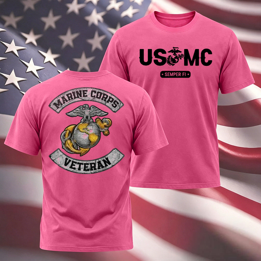 USMC Shirt - Soft Cotton Poly Blend Tee