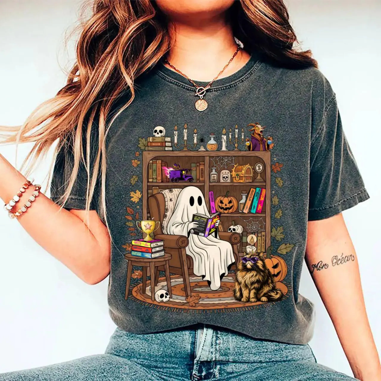 Dungeon Crawler Carl Ghost Book Sweatshirt