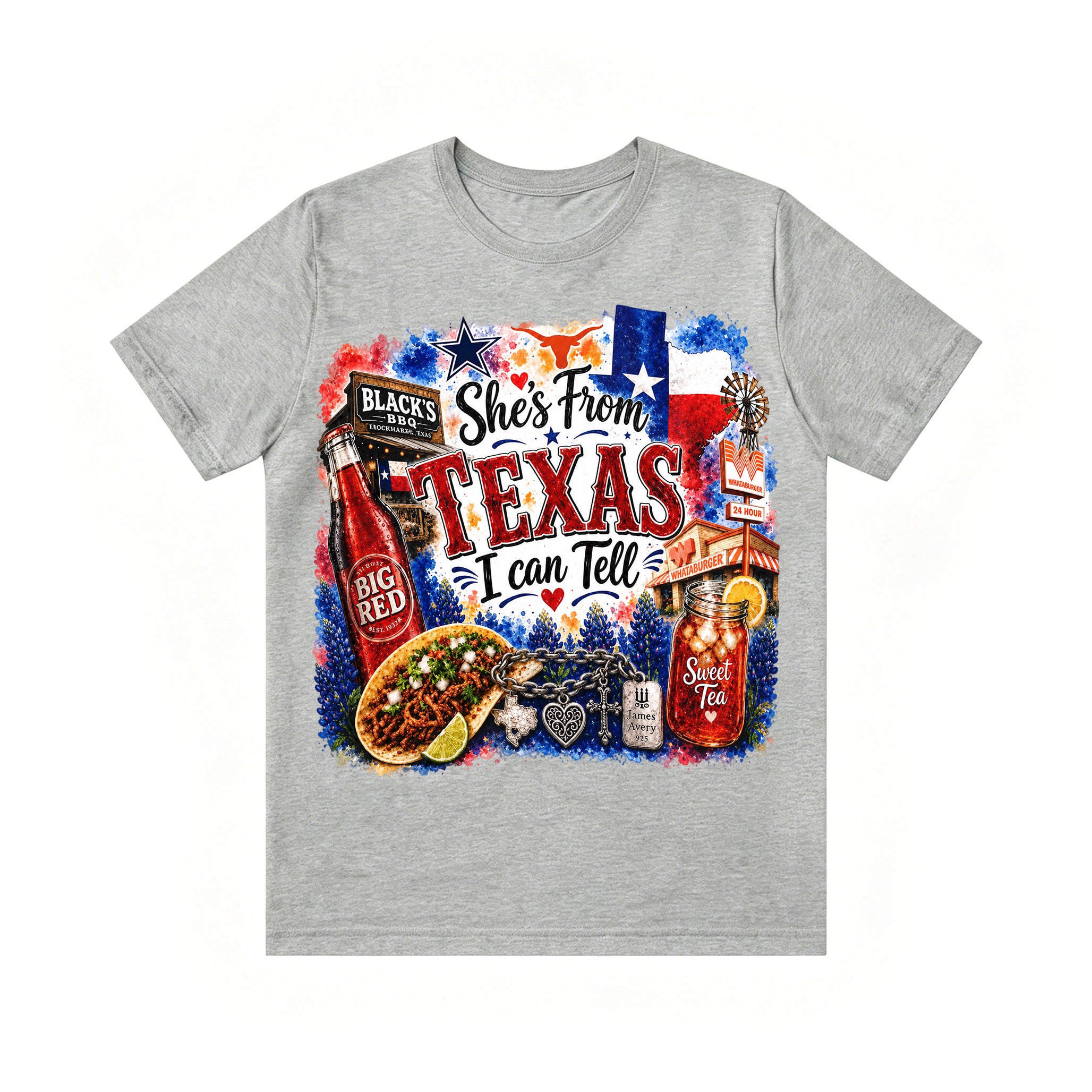 Shes from Texas I Can Tell Lyric Unisex T-shirt