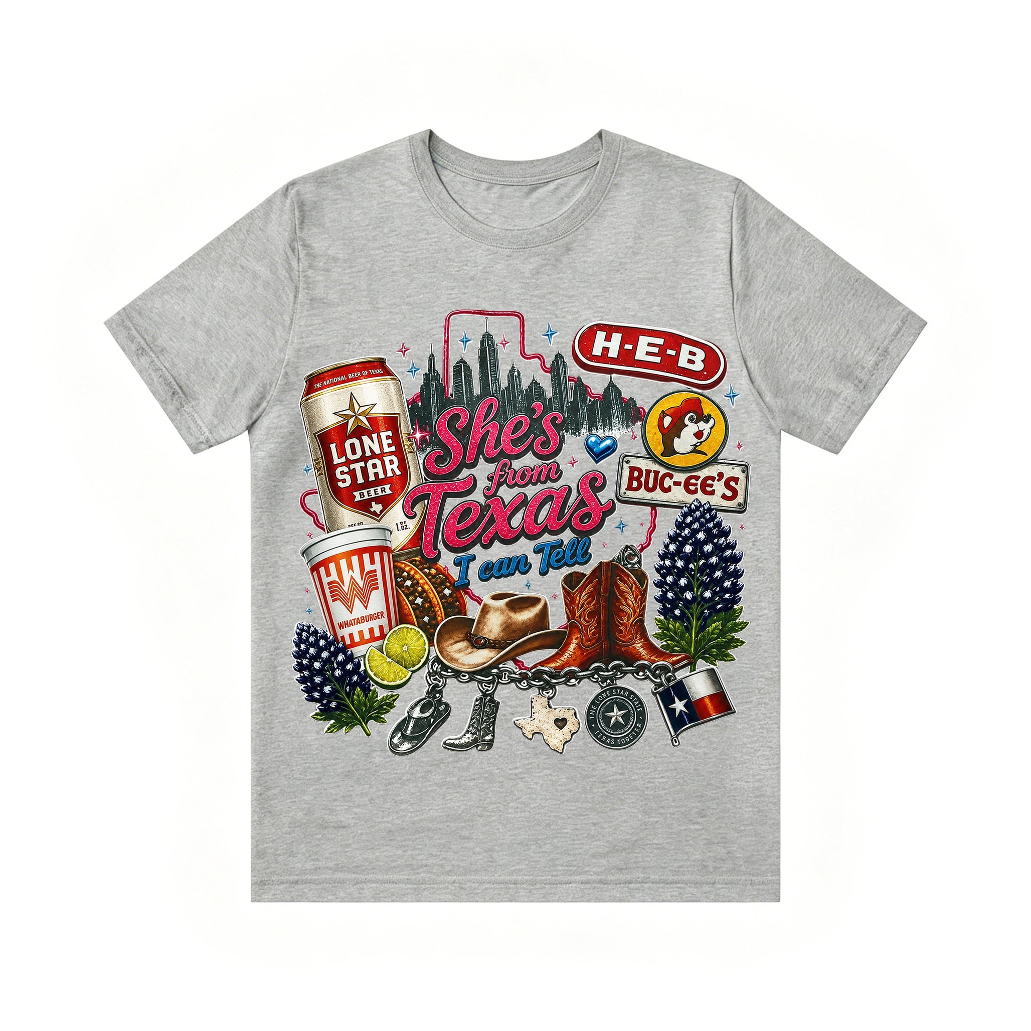 "She's From Texas I Can Tell" Unisex T-shirt