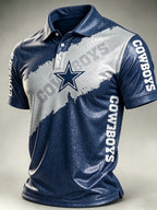 Men's Football Short-Sleeve Polo Shirt