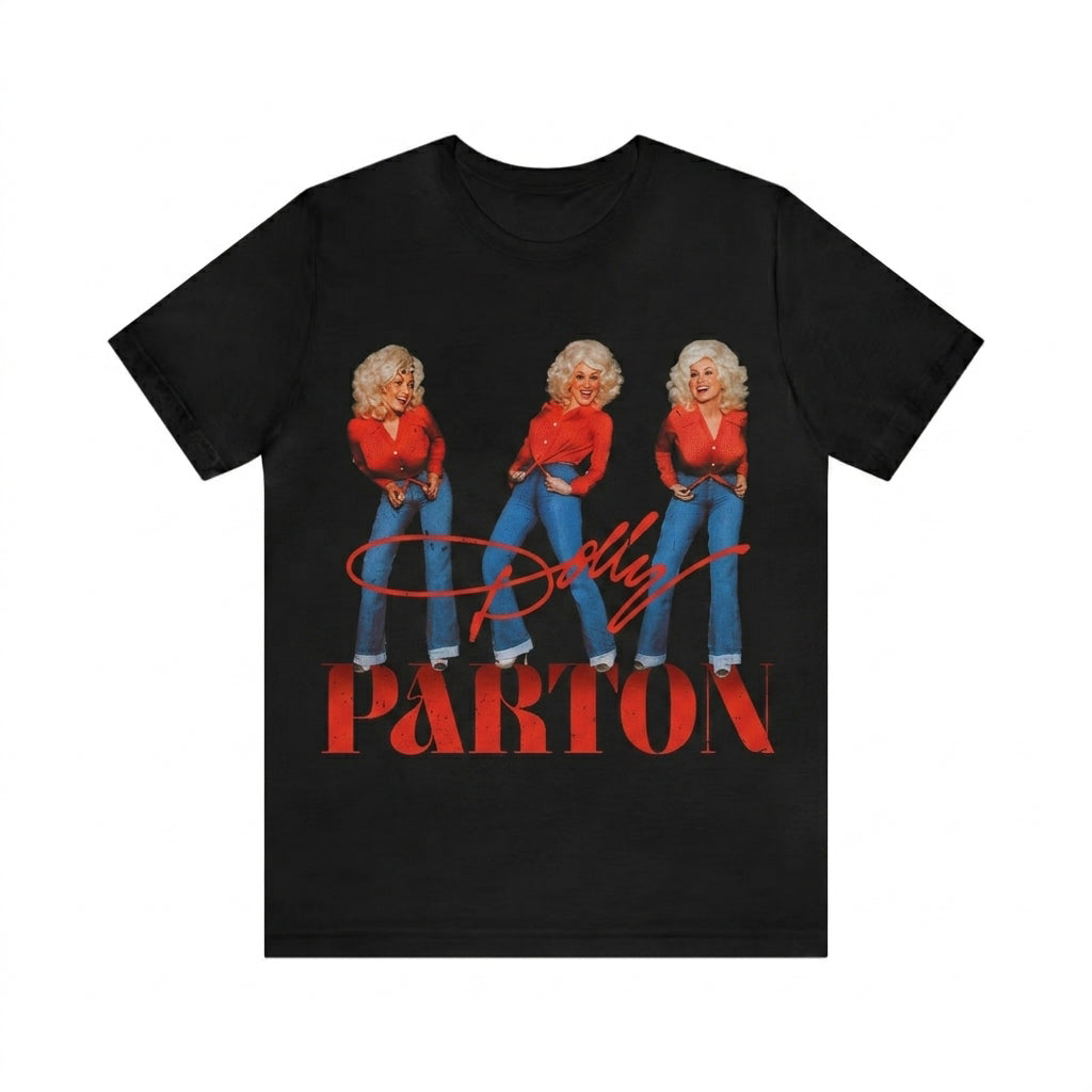 Classic 70s Music Icon Portrait Casual Tee
