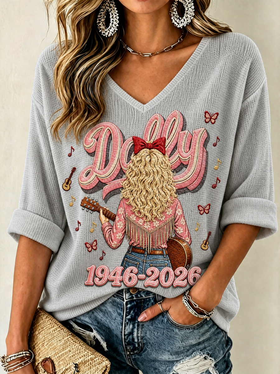 Women'S Country Music Printed Casual T-Shirt