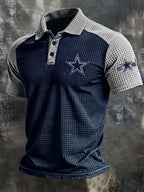 Men's Dallas   Football   Print Polo Shirt