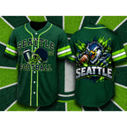 Football Game Day Team Fan Baseball Jersey