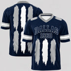 Football Fans V-Neck Jersey for Men Women, Game Day Team Shirt, Quick-Drying Sports Outdoor Jersey, Gifts for Football Lovers - Multiple colors available