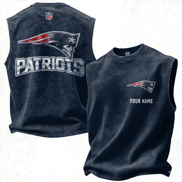 Men's New England Patriots Football Print Tank Top
