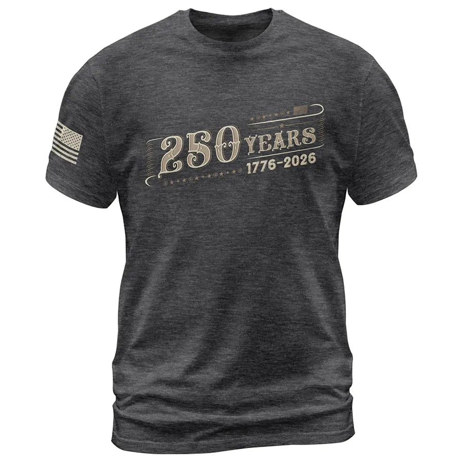 250 Years Independence Anniversary T-Shirt – 1776–2026 Vintage America