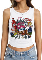 "She's From Texas I Can Tell" Cuffed-sleeve Texas Residents Vest