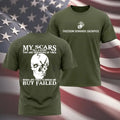 USMC - My Scars Tell A Story T-shirt