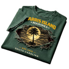 Parris Island Marines South Carolina Distressed T-Shirt
