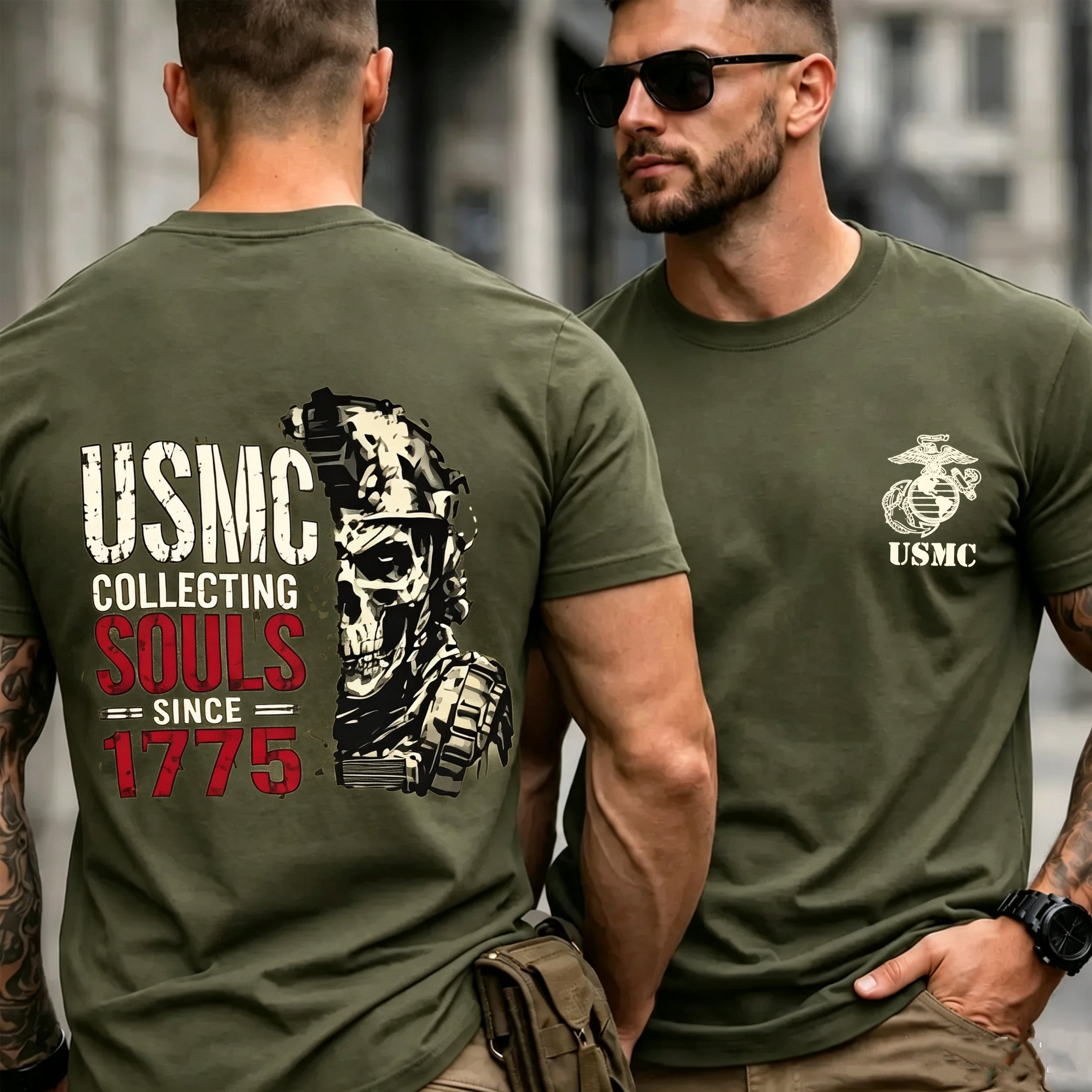 USMC Collecting Souls Since 1775 T-Shirt