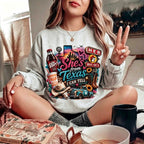 She's From Texas I Can Tell Graphic Sweatshirt