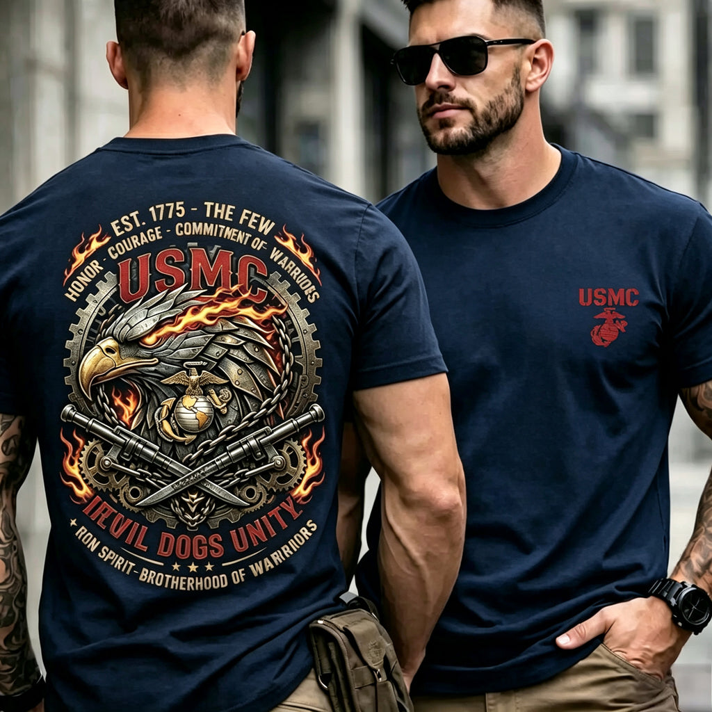 Tough Style Eagle Graphic Short Sleeve Tee