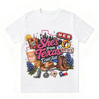 "She's From Texas I Can Tell" Unisex Texas Residents T-shirt