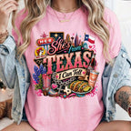 She's From Texas I Can Tell, Southern Belle T-shirt