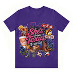"She's From Texas I Can Tell" Unisex Texas Residents T-shirt