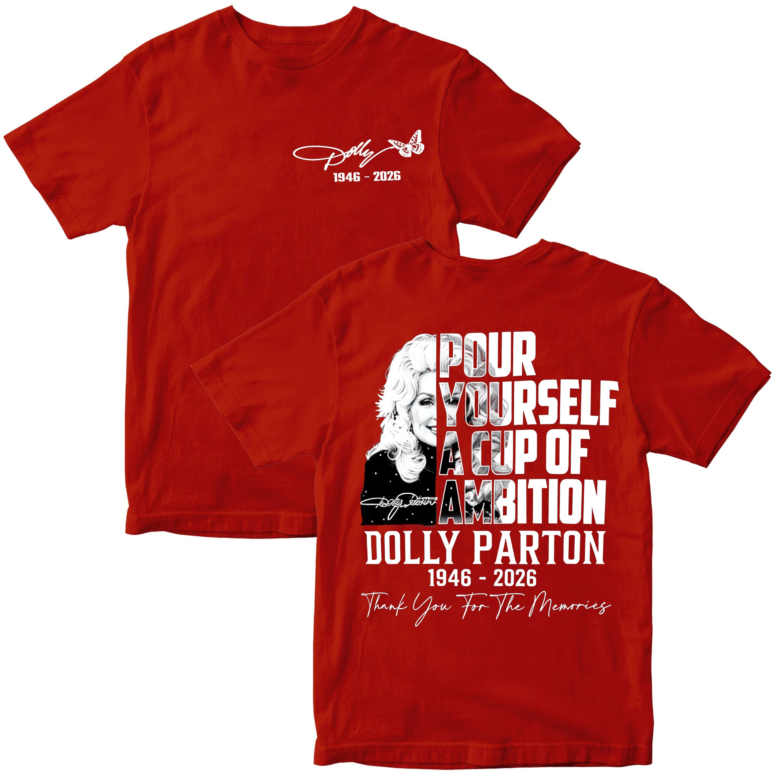 Vintage Dolly Parton Memorial T-Shirt