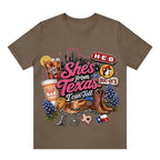 "She's From Texas I Can Tell" Unisex Texas Residents T-shirt