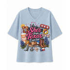 She's From Texas I Can Tell Tee Southern State Pride Gift