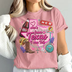She's From Texas I Can Tell Unisex Cuffed-sleeve T-shirt