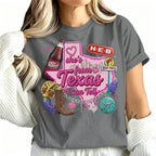 She's From Texas I Can Tell Unisex Cuffed-sleeve T-shirt