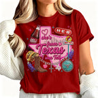 She's From Texas I Can Tell Unisex Cuffed-sleeve T-shirt