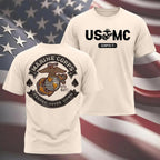 USMC- Soft Cotton Poly Blend Tee