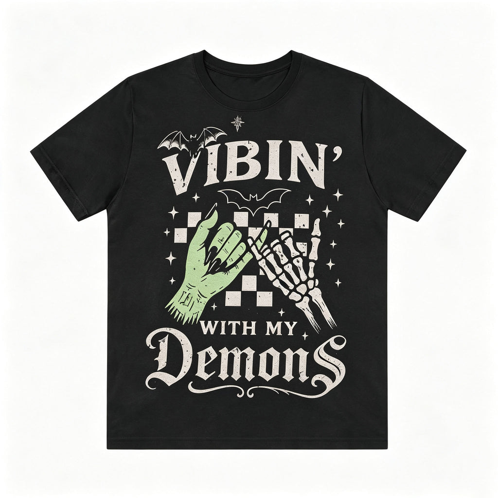 Funny Zombie Hand Halloween Horror T‑Shirt